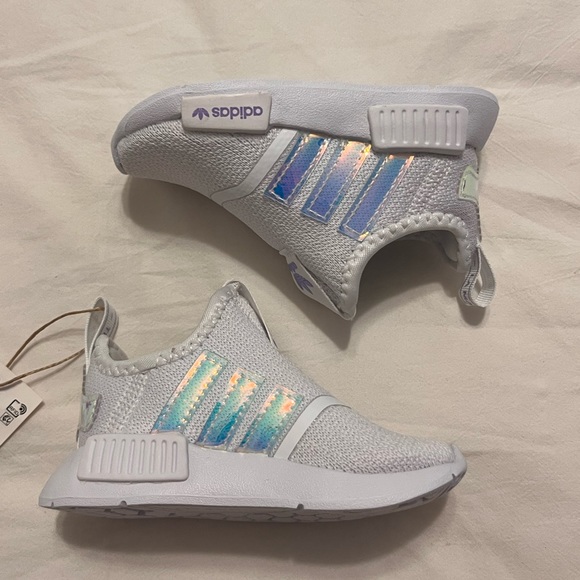 SOLD✨ADIDAS NMD 360 Toddler Walker Shoes (Size 5) GX3320 White Pink Purple NWB - Picture 6 of 11